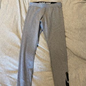 Grey Nike cotton leggings